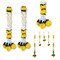 2 Strings Artificial Marigold Flowers Garland Bandhanwar String for Home, Party Door Hanging Diwali Decorations for Day of the Dead Ofrenda Halloween Marygold Traditional Indian Theme